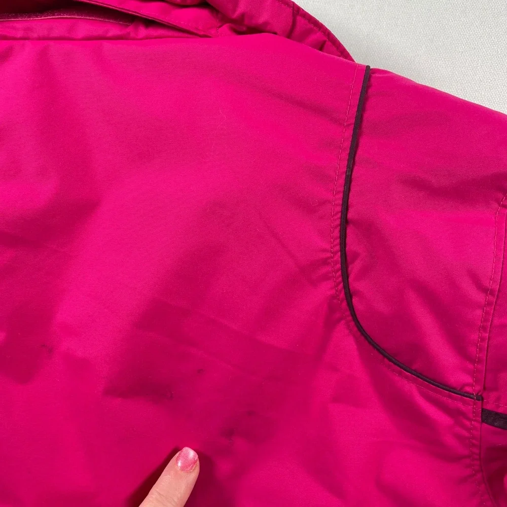 Columbia Womens Waterproof Winter Ski Jacket Pink Purple Insulated Small‎ Flaw